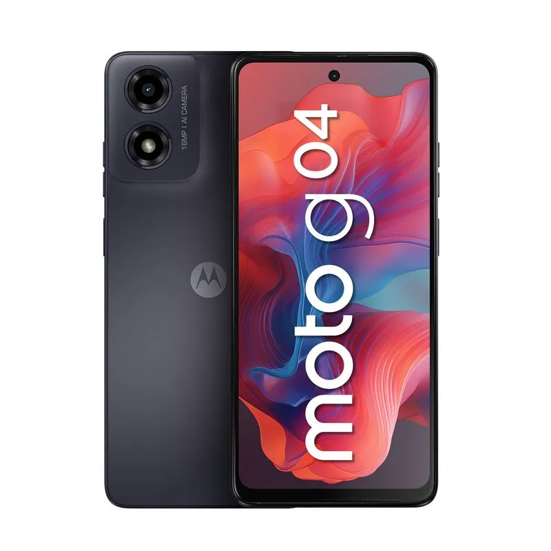 Celular Motorola G04 128GB Negro Cósmico
