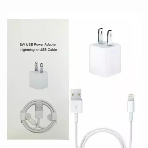 [[CARG-0034]] Cargador IPhone USB 5W
