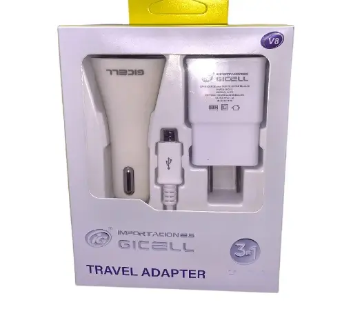 [[CARG-0055]] Cargador Gicell V8 2.1A