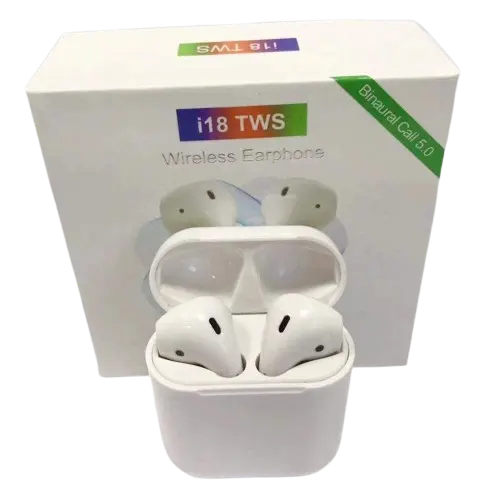 [AUD-0003] Audífonos Inalámbricos Wireless Earphone i18 TWS