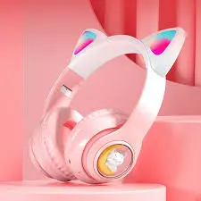 [AUD-0013] Audifonos Kakusiga Cat Ear Wireless Headphones  KSC-1118