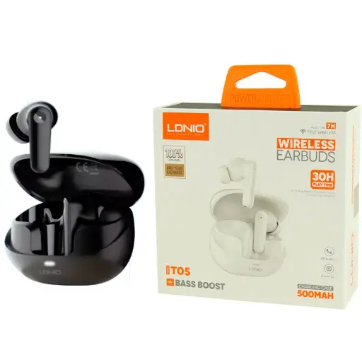 [AUD-0031] Audífonos LDNIO Wireless EarBuds T05 30Hrs