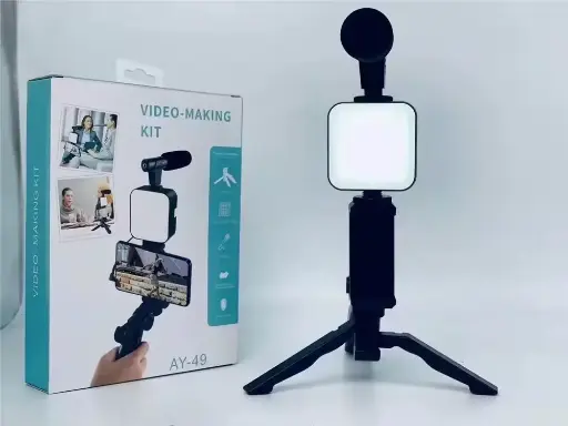 [HOLD-0007] Tripode para Clular Video Making Kit AY-49